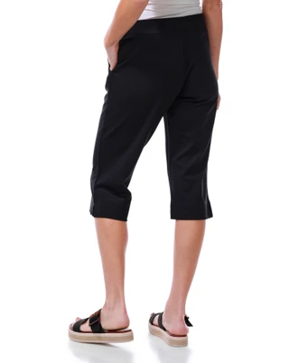 Thumbnail 2: MAX STUDIO Women's Solid Ponte Capris 