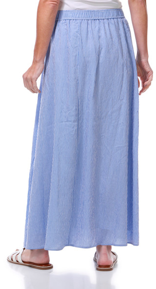 Thumbnail 2: Vince Camuto Women's Elastic Waist Striped Maxi Skirt 