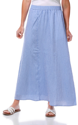 Thumbnail 1: Vince Camuto Women's Elastic Waist Striped Maxi Skirt 