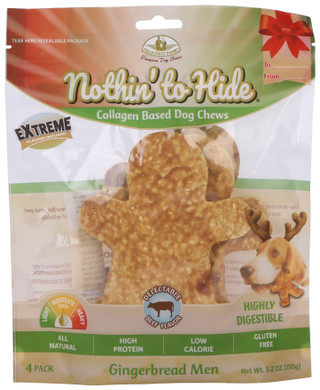 Thumbnail 1: Fieldcrest Farms 6 Pk Collagen Based Gingerbread Dog Chew  
