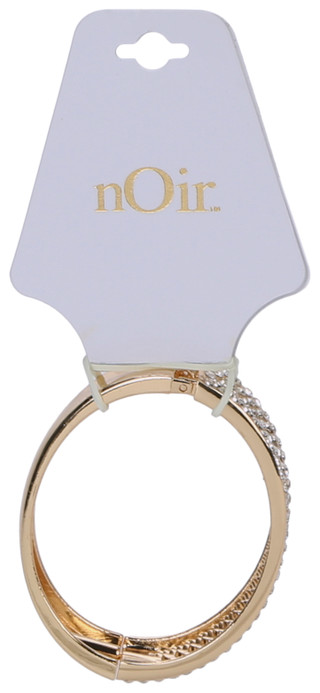 Thumbnail 1: Noir Women's Rhinestone Cuff Bracelet  