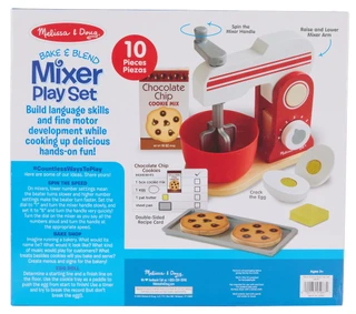 Thumbnail 2: Melissa & Doug 10 Pc Bake & Blend Mixer Play Set  