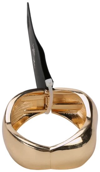 Thumbnail 2: Noir Women's Metal Cuff Bracelet  