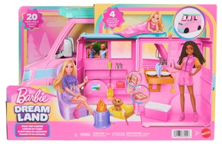 Thumbnail 1: Barbie 20 Pc Barbie Dream Land Camper Toy Set  