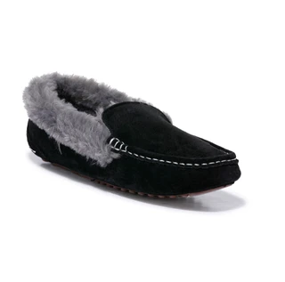 Thumbnail 1: LAMO Women's Suede Fur Lined Aussie Moccasin Slippers  