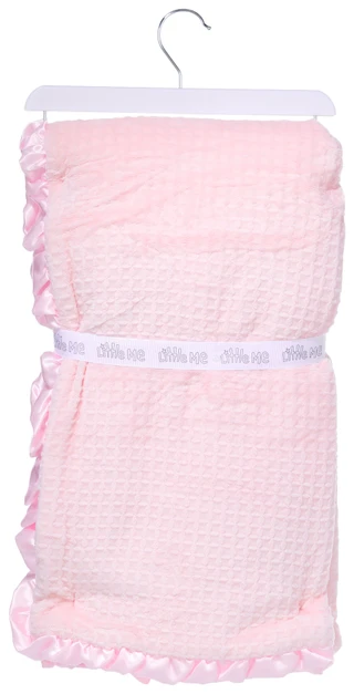 Thumbnail 2: Little Me 30x40 In Its A Girl  Reversible Baby Blanket  