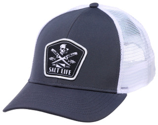 Thumbnail 1: Salt Life Fishing Mesh Snapback Hat  