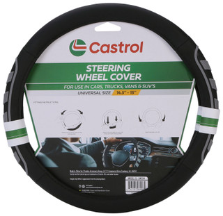 Thumbnail 2: Castrol Rubber Tire Tread Steering Wheel Cover  