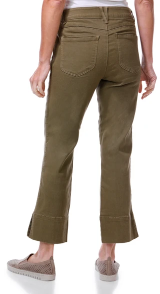 Thumbnail 2: Democracy Women's Ab Solution High Rise Kick Flare Cropped Pants 