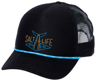 Thumbnail 1: Salt Life Foam Fishing Mesh Snapback Hat  