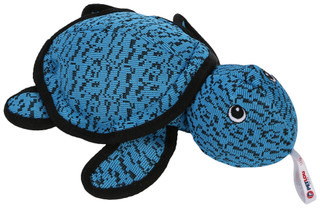 Thumbnail 1: Petlou 11 In Crinkle  & Squeak Turtle Dog Toy  