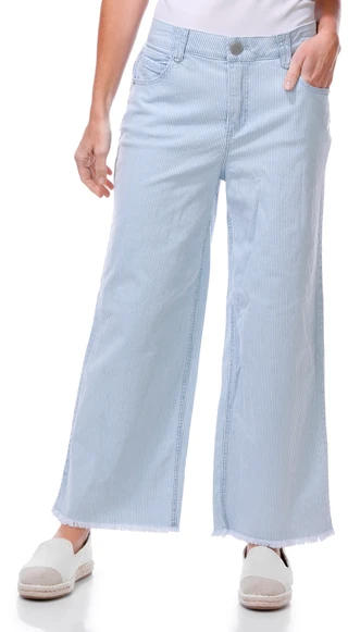 Thumbnail 1: Democracy Women's Ab Solution Wide Leg Boyfriend Jeans 