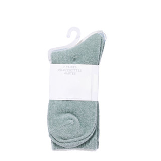 Thumbnail 3: LEMON 2 Pk Women's Super Soft Crew Socks  
