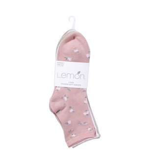 Thumbnail 2: LEMON 6 Pk Women's Powder Soft Anklet Socks  