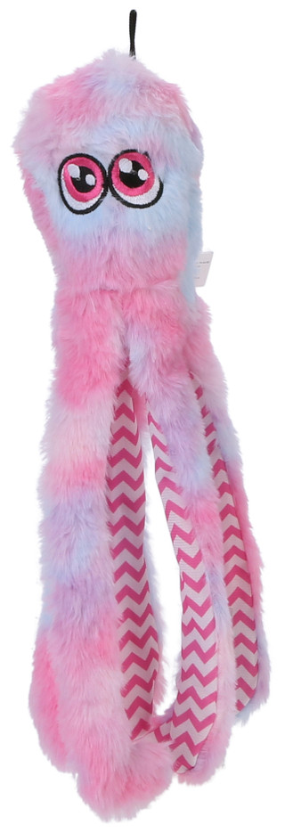 Thumbnail 1: Petlou 16 In Tye Dye Octopus Crinkle & Squeak Dog Toy  