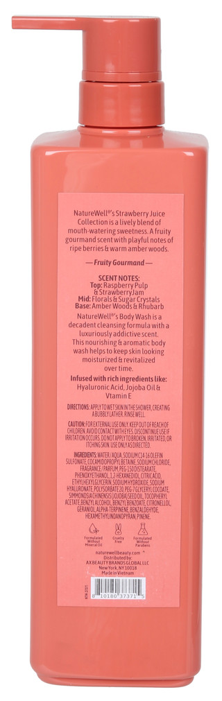 Thumbnail 2: NatureWell 33.8 oz Strawberry Juice Body Wash 