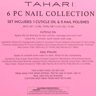 Thumbnail 2: Tahari 6 Pc Deep Hues Nail Polish Collection  