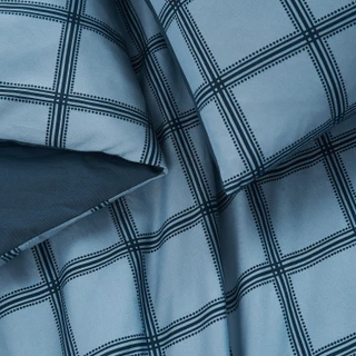 Thumbnail 11: CANNON Cannon Luka Grid Duvet Set 