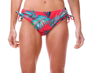 Thumbnail 1: N BY NEXT Women's Mid Rise Palm Print Swim Bottoms 