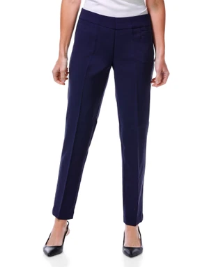 Thumbnail 1: Zac & Rachel Women's Petite Pull On Ankle Pants 