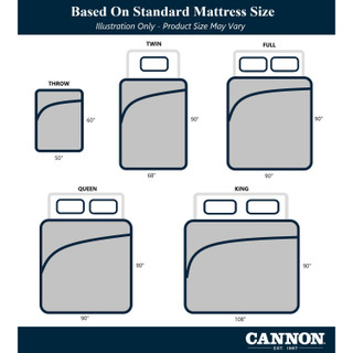 Thumbnail 8: CANNON Cannon Heritage Cotton Waffle Throw Blanket 