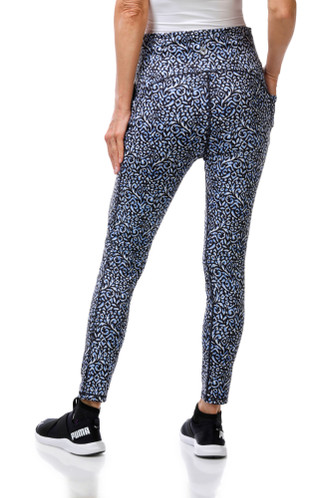 Thumbnail 3: Brisas Women's Highrise Performance Floating Pocket Capri Leggings 