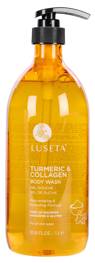 Thumbnail 1: LUSETA 33.8 oz Turmeric & Collagen Body Wash  