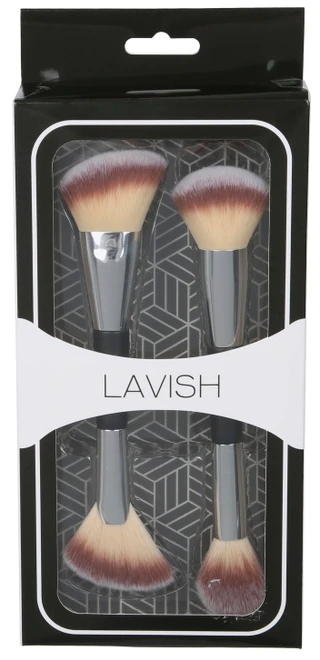 Thumbnail 1: Lavish 2 Pk Dual-Ended Makeup Brush Set 