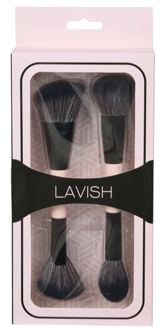 Thumbnail 1: Lavish 2 Pk Dual-Ended Makeup Brush Set 