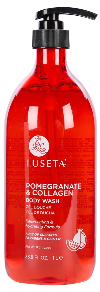 Thumbnail 1: LUSETA 33.8 oz Pomegranate & Collagen Body Wash 