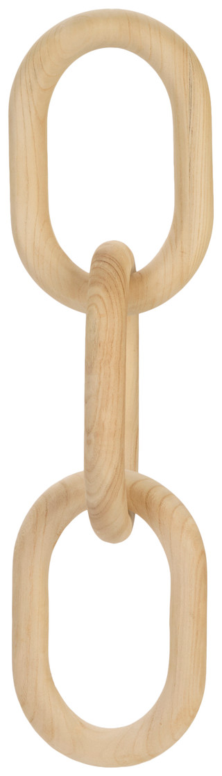 Thumbnail 2: Home Essentials 27 in Wooden Link Decorative Accent  