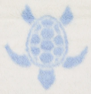 Thumbnail 2: Classy Cotton 50x60 Turtle Print Soft Brushed Throw 