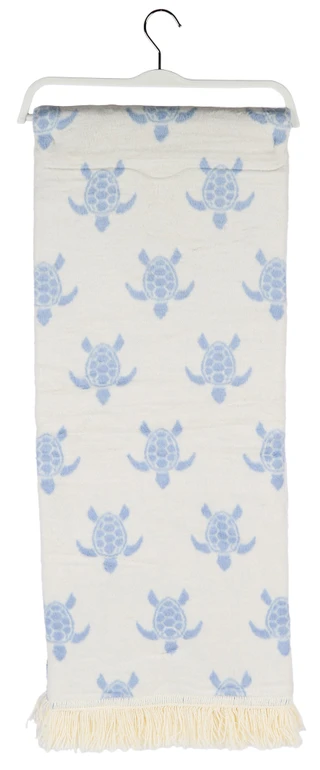 Thumbnail 1: Classy Cotton 50x60 Turtle Print Soft Brushed Throw 