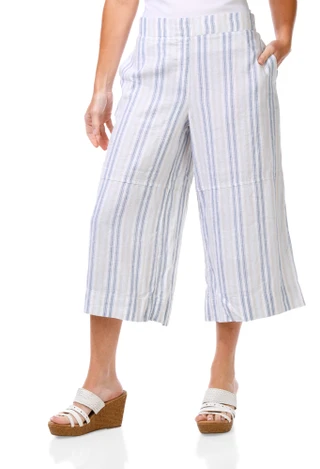 Thumbnail 1: Kate Park Women's Wide Leg Coulottes 