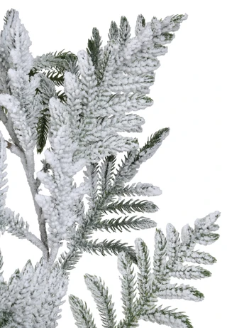 Thumbnail 2: . 72 in Snowy Pine Christmas Garland 
