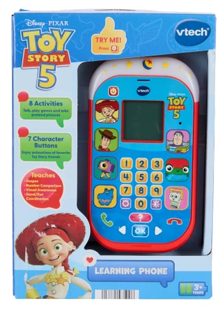 Thumbnail 1: VTech Disney Toy Story 5 Learning Phone Toy  