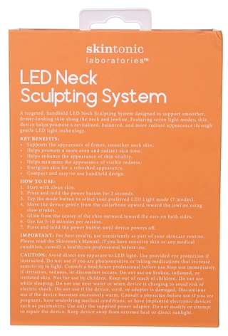Thumbnail 3: Skintonic Rejuvenating LED Neck Sculpting System 