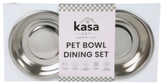 Thumbnail 2: Kasa Pet  3 Pc 18x5 Elevated Pet Bowl Dining Set  