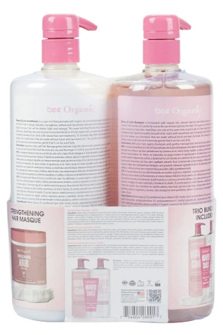 Thumbnail 3: Bee Organic 3 Pc Waves & Curls Hair Treatment Set 