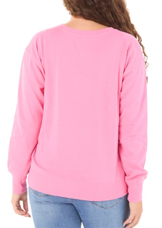 Thumbnail 2: Magical Season Women's Long Sleeve Christmas Santa Sequin Fleece Top 