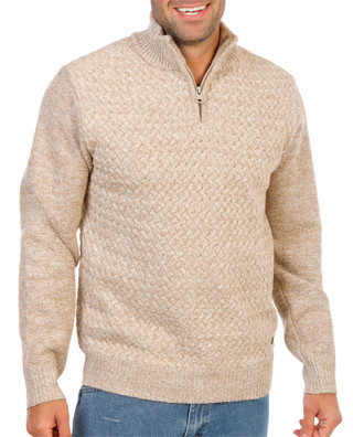 Thumbnail 1: Buffalo David Bitton Men's Quarter Zip Wellman Pullover Sweater 