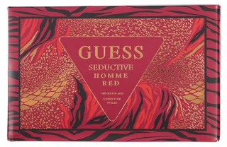 Thumbnail 1: Guess Men's 4 Pc Seductive Homme Red Gift Set with Bag 