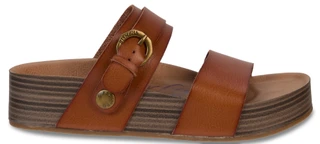 Thumbnail 3: Blowfish Women's Double Band Wedge Slides 