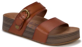 Thumbnail 1: Blowfish Women's Double Band Wedge Slides 