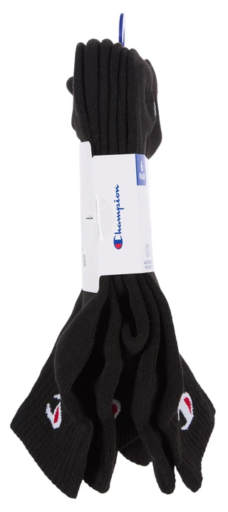 Thumbnail 2: Champion Men's 6 Pk Performance Cushion Quarter Socks w/ Arch Support 