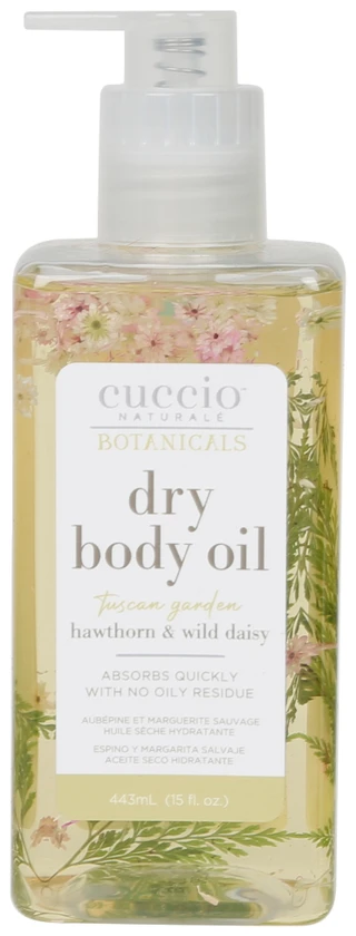 Thumbnail 1: Cuccio 15 oz Hawthorn & Wild Daisy Dry Body Oil 