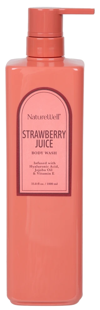 Thumbnail 1: NatureWell 33.8 oz Strawberry Juice Body Wash 