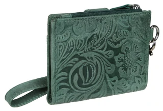 Thumbnail 2: American Bison Genuine Leather RFID Card & ID Wristlet Wallet 
