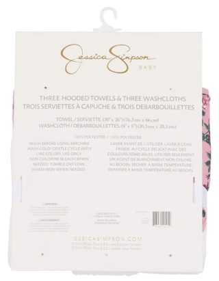 Thumbnail 2: Jessica Simpson 6 Pc Bath Towels & Washcloths Set 