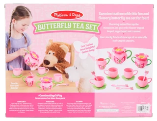Thumbnail 2: Melissa & Doug 15 Pc Butterfly Tea Playset 
